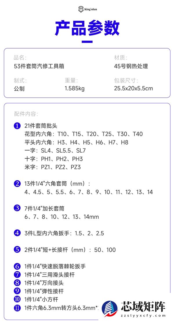 日常维修不求人 友福汽修工具套装46件套16.9元大促