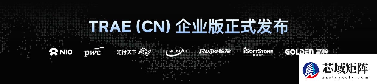 TRAE CN企业版正式发布，提供IDE、插件、CLI多形态接入