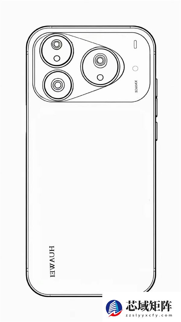 华为Pura 90 Ultra外观出炉：横向大矩阵镜组设计 辨识度拉满