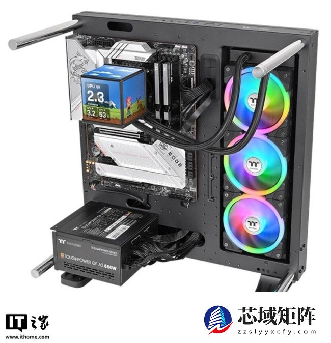 曜越推出 MINECUBE 360 Ultra 一体式水冷散热器，冷头配备四面立方显示屏