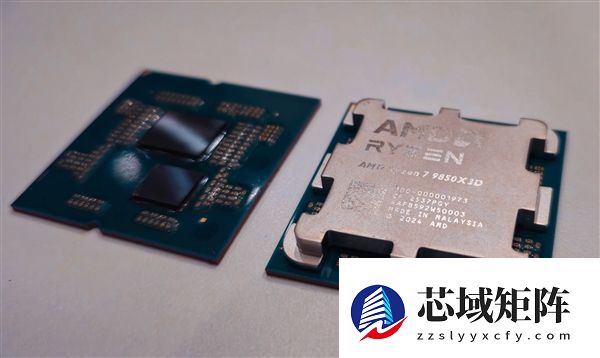 全球最快游戏CPU开盖：AMD锐龙7 9850X3D实拍首发！