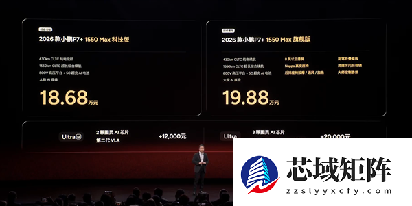 后备厢能同时放下马鸡鸭鹅 2026款小鹏P7+上市：18.68万起