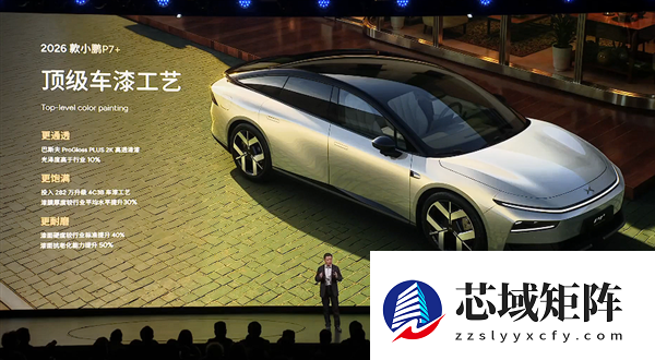 后备厢能同时放下马鸡鸭鹅 2026款小鹏P7+上市：18.68万起