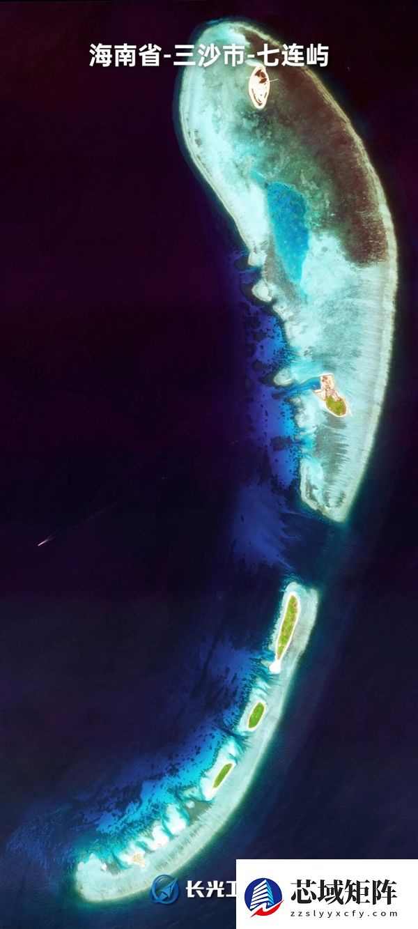 卫星镜头下的三沙市：美得如此深邃！