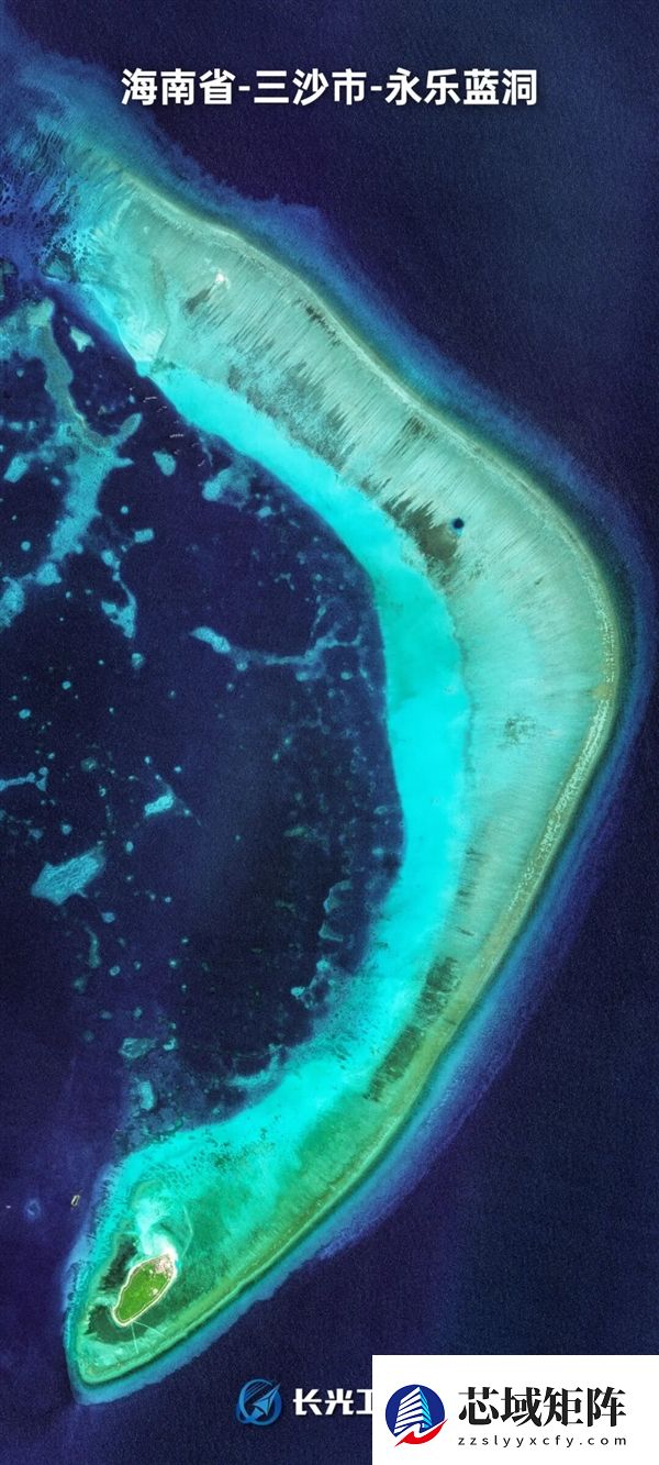 卫星镜头下的三沙市：美得如此深邃！