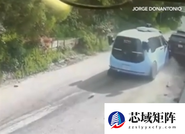 美国Waymo无人驾驶出租车冲上斜坡后连撞多车 网友：跟醉驾一样