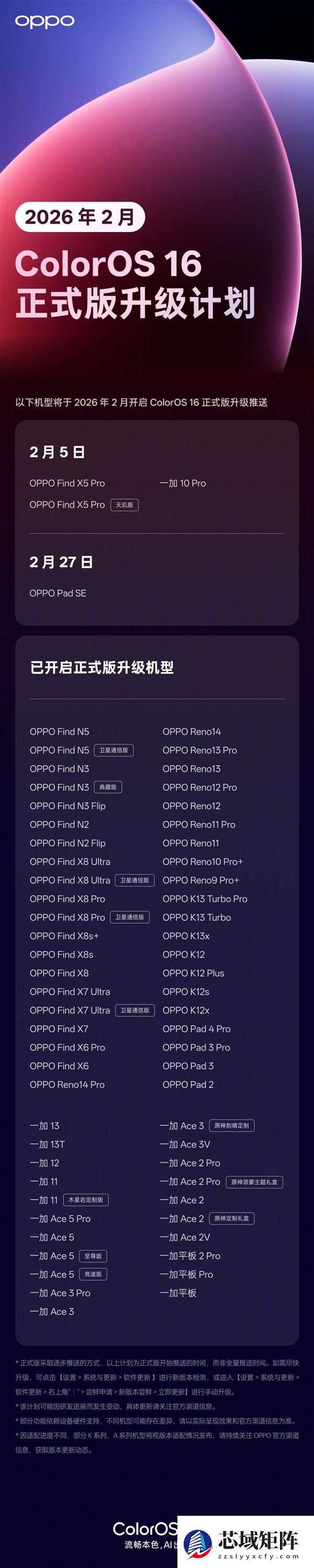 4年前机型将喜提ColorOS 16正式版：还能再战