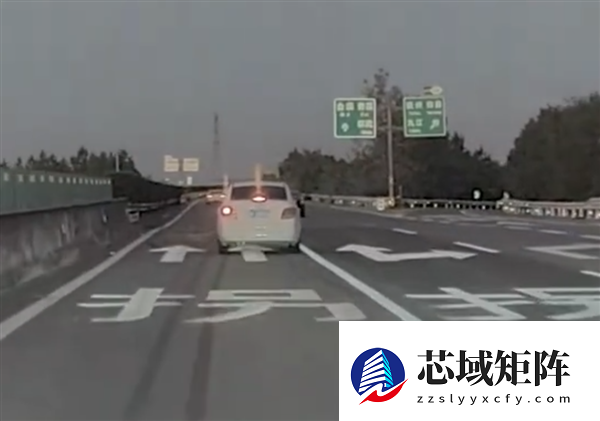 错过路口就地停车致5车连撞！女司机：我不是故意的 一年只上一两次高速