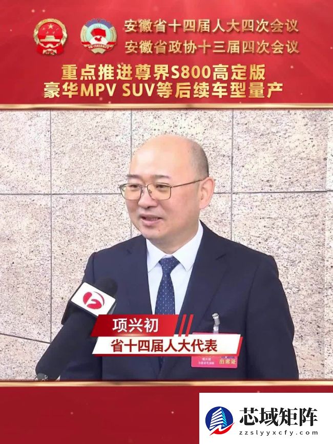 江汽集团董事长项兴初确认，尊界 S800 豪华轿车将推高定版