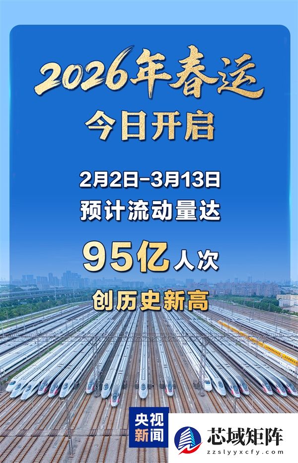 40天内流动95亿人次！史上最大规模春运今日开启