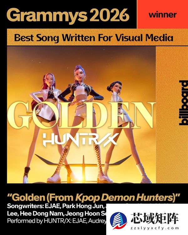 猎魔女团斩获格莱美奖