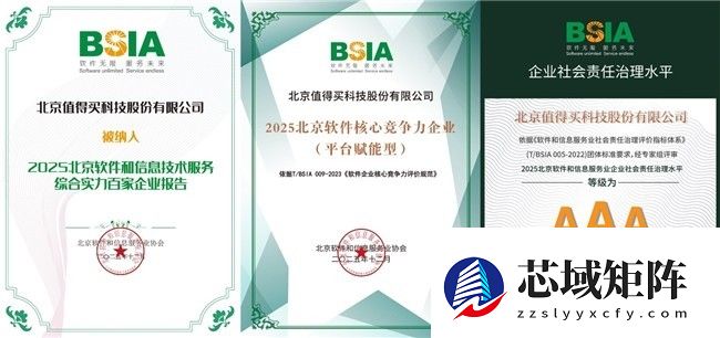 获北京软协三重认可，值得买科技以人工智能赋能经济社会高质量发展