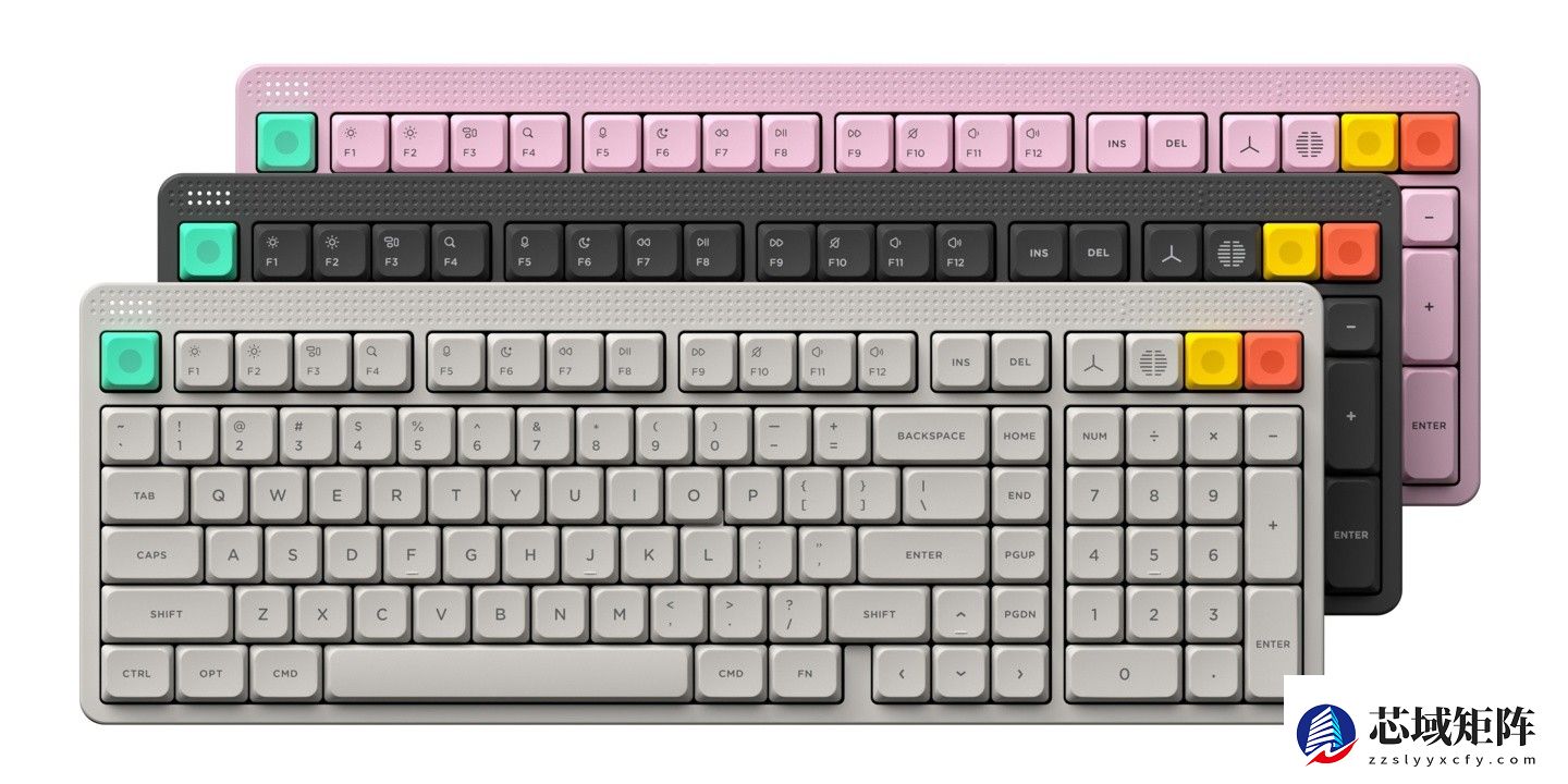 NuPhy Node100三模机械键盘开售：18种组合可选，售价498元