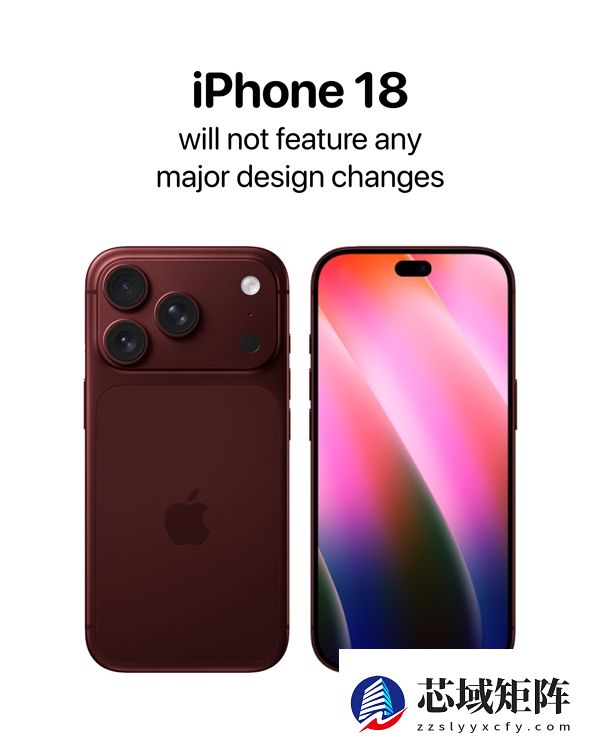 还是熟悉的味道 iPhone 18系列外观出炉：横向大矩阵镜组+小灵动岛