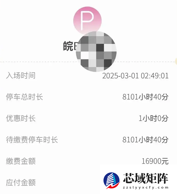 宝马停杭州一商场8101小时：停车费16900元 车身一周被铁栅栏锁死