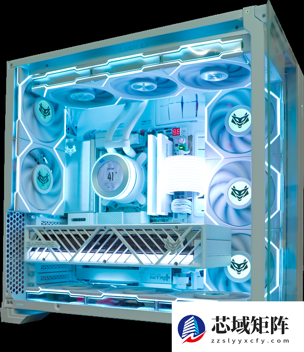 颜值性能双巅峰！蓝宝石NITRO+氮动极光RX 9070 XT显卡 白色机箱装机首选