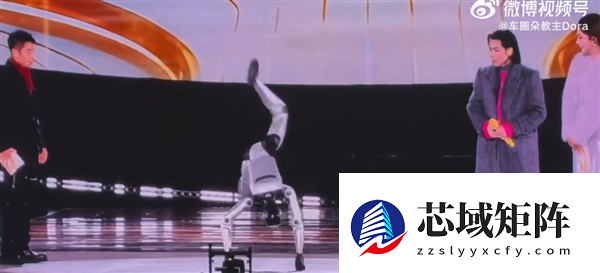 追觅机器人年会摔倒翻车 萧敬腾俯身去扶被撒贝宁调侃碰瓷