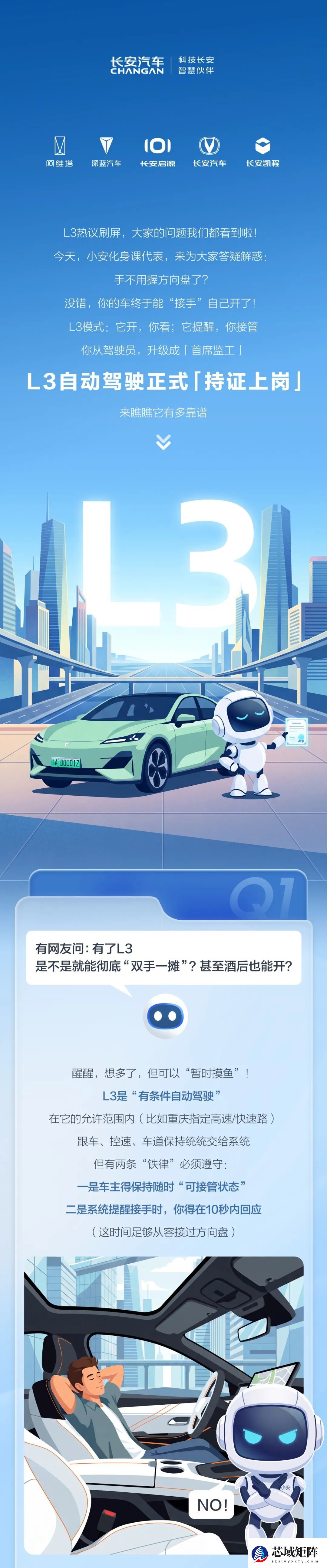 长安汽车回应L3自动驾驶热点：安全责任与量产规划详解