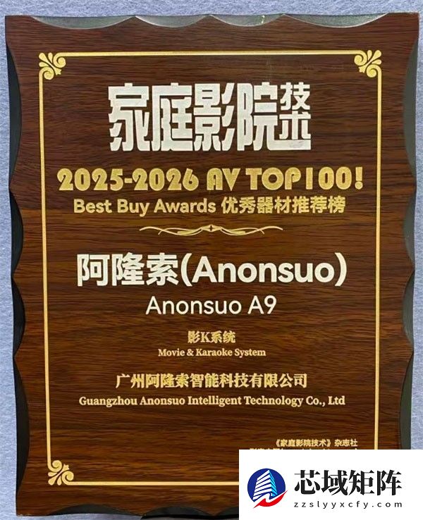 阿隆索KTV一体机A9荣登AV优秀器材百强榜：老牌匠心与科技创新的完美融合