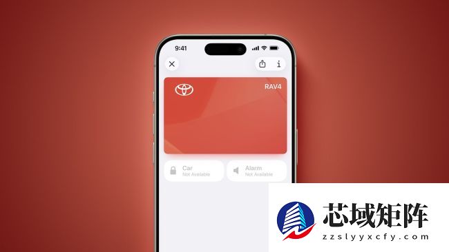 2026 款丰田 RAV4 已支持苹果钱包数字车钥匙功能，但得交月费