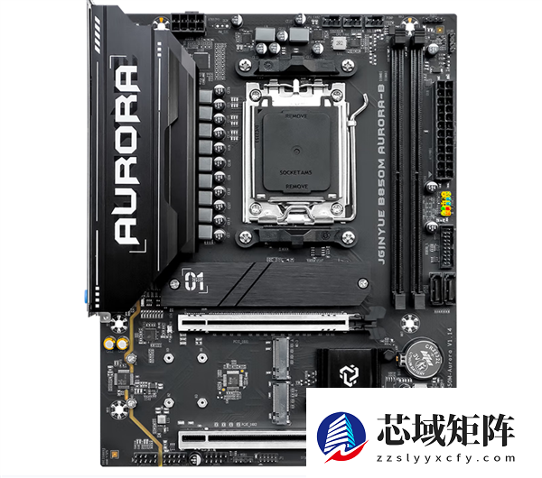 精粤发布Aurora系列双主板：B850M与B650EM亮相，黑白双色+高性能配置