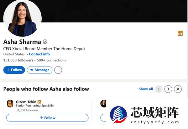 游戏玩家有福了：印度裔女高管接任微软游戏CEO 几乎零游戏经验