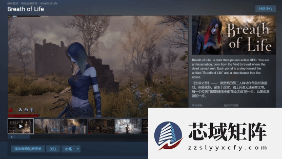生命之息Steam上线：黑暗ARPG平衡审美与挑战