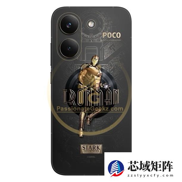 小米 POCO X8 Pro 钢铁侠联名版手机渲染图曝光